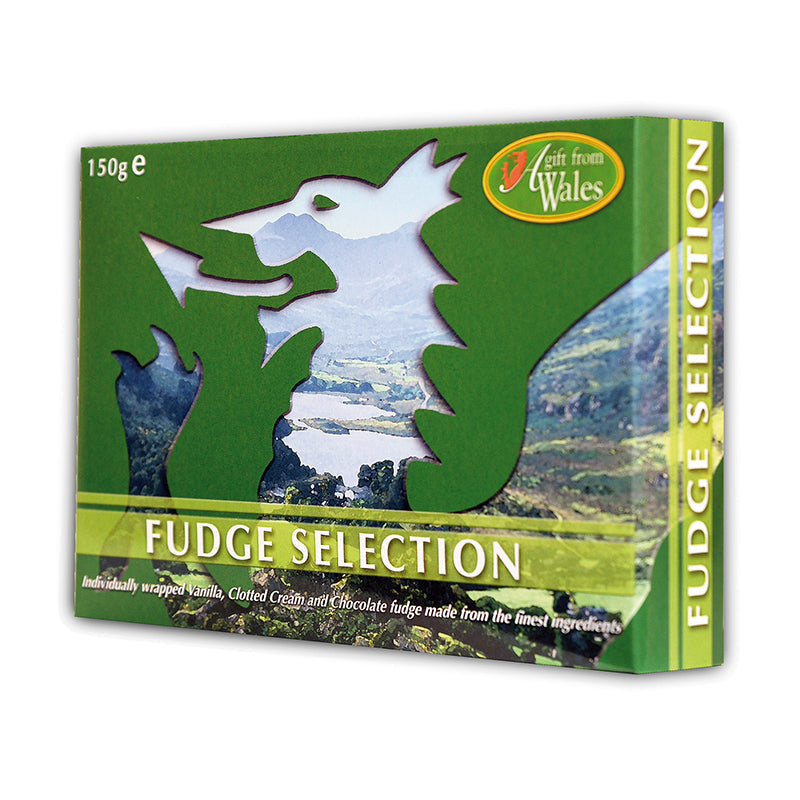 Fudge Selection - Welsh Dragon Box - Handmade in Wales