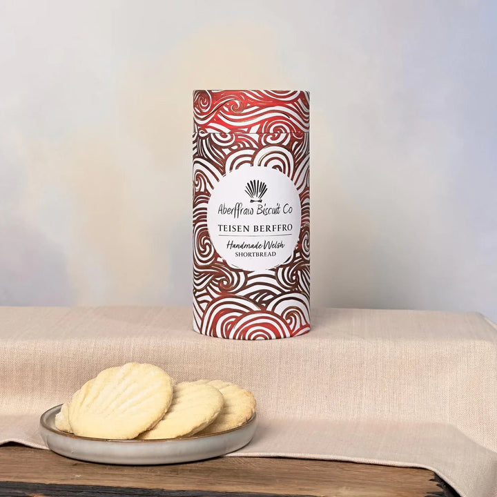 Aberffraw Biscuit - Secrets of Wales - Aberffraw Biscuit Co - Aberffraw - Traditional Shortbread Tube - 