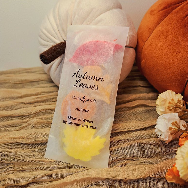 Autumn Leaves Melts - Scented Wax Melts in Leaf Shapes - Secrets of Wales - A Welsh Secret - Ultimate Essence - 