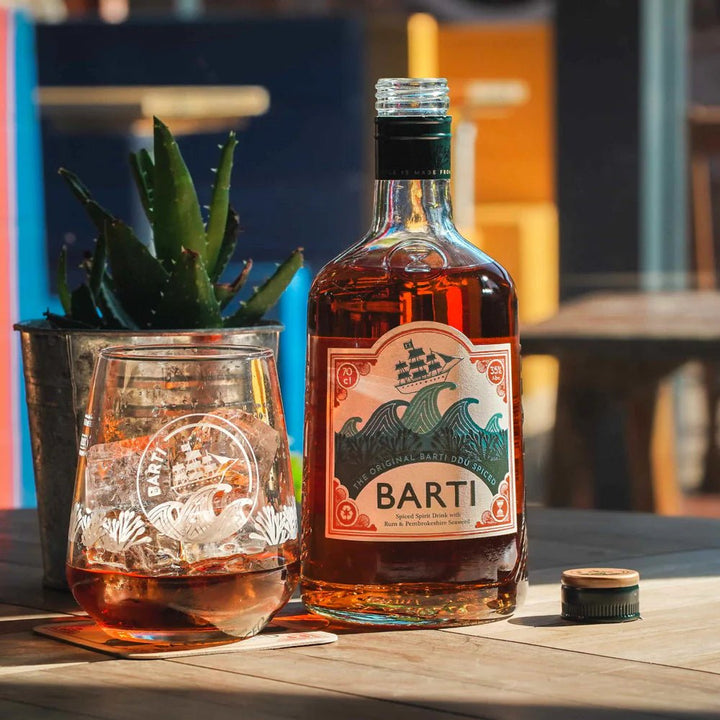 Barti Spiced Rum – 70cl Bottle - Secrets of Wales - A Welsh Secret - Barti Rum - 