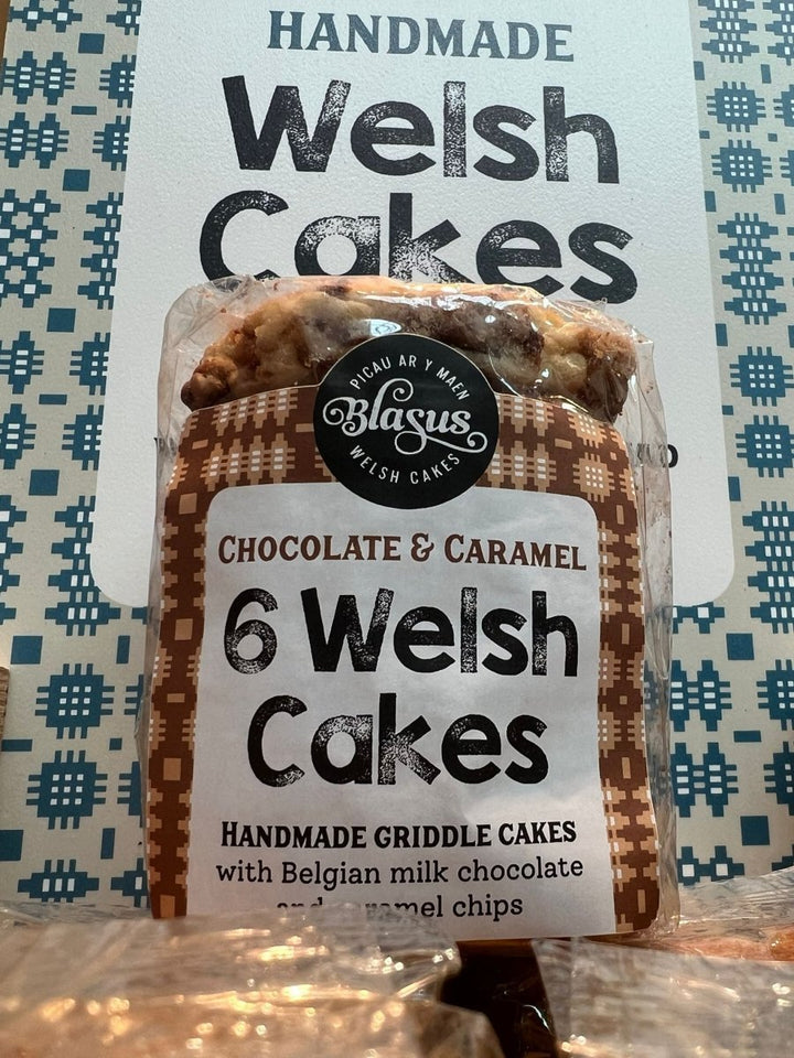 Blasus Welsh Cakes - 6 Pack - Secrets of Wales - Blasus Welshcakes - Blasus Welsh Cakes - Chocolate & Caramel - 