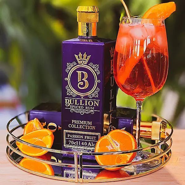 Bullion Rum: Exotic Flavours Collection - Passion Fruit, Java Banana, and Coconut - Secrets of Wales - Secrets of Wales - Bullion Rum - Passion Fruit - 