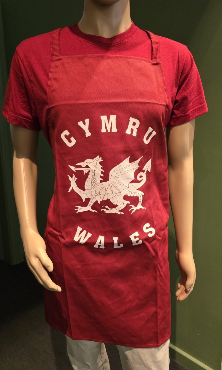 Cymru wales - red - A Welsh Secret - A Welsh Secret - Aprons - 