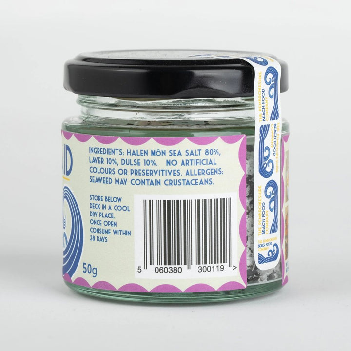 Dried Laver Seaweed & Sea Salt Blend - Mermaid Confetti - Secrets of Wales - A Welsh Secret - Pembrokeshire Beach Food. - 