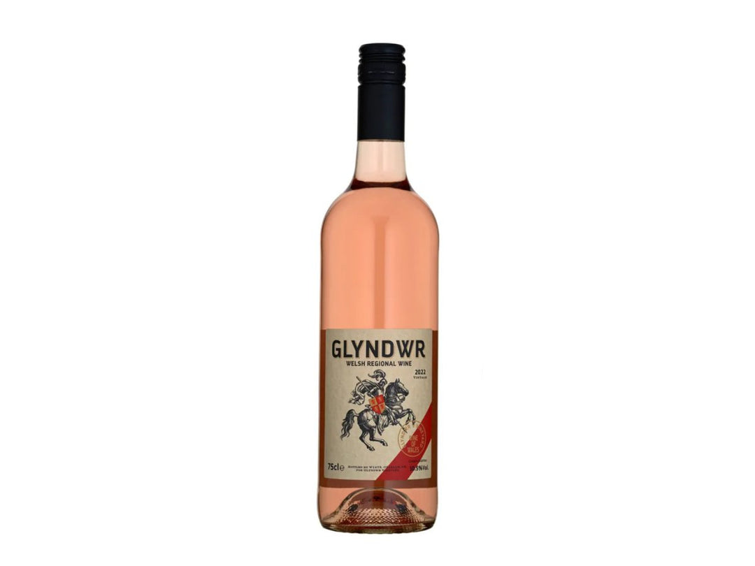 Glyndwr Dry Rosé, 75cl - Welsh Rosé Wine - Secrets of Wales - Secrets of Wales - Glyndwr Vineyard - 