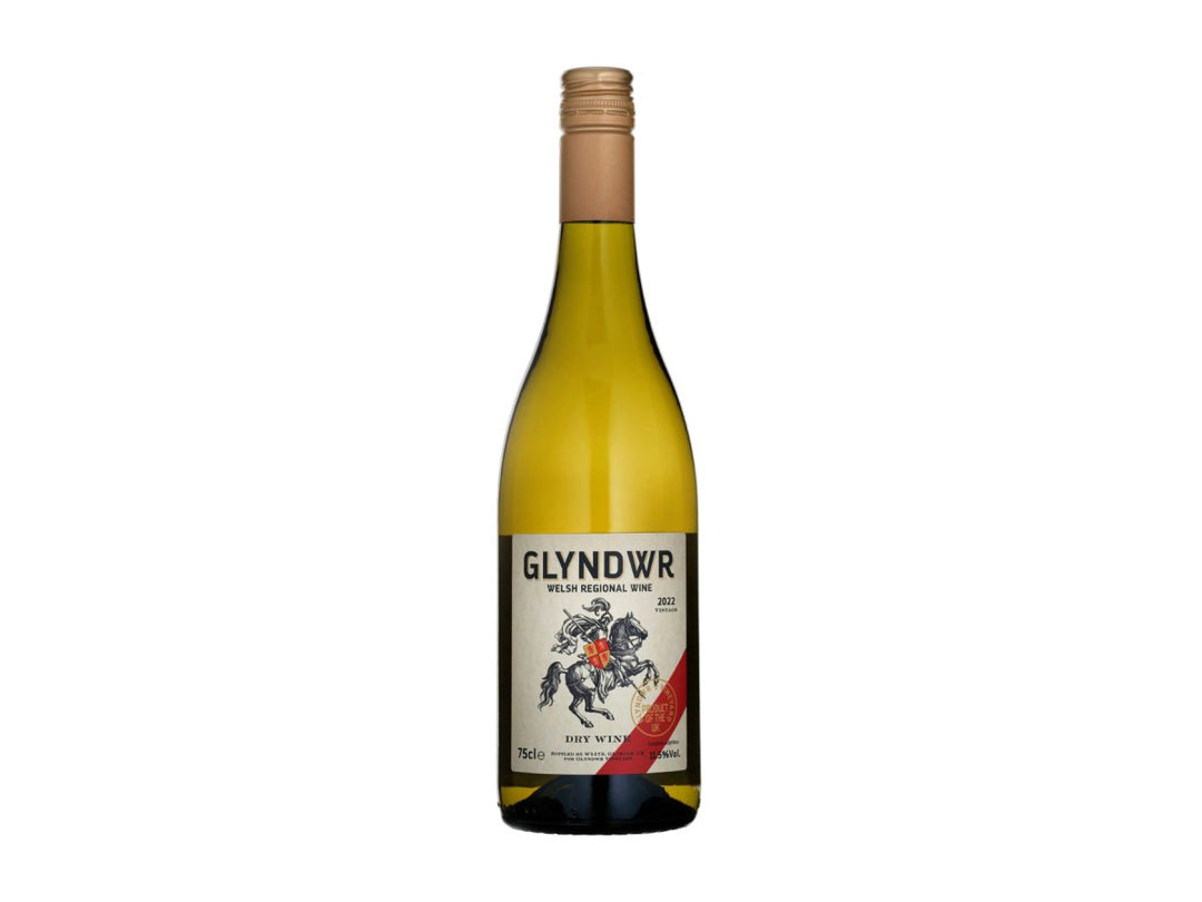 Glyndwr Dry White, 75cl - Welsh White Wine - Secrets of Wales - A Welsh Secret - Glyndwr Vineyard - 