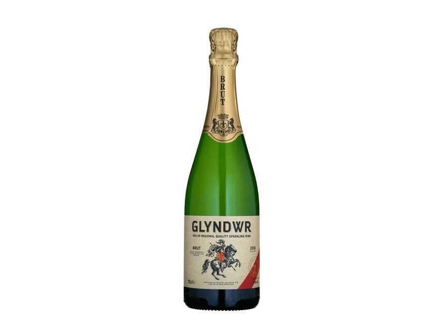 Glyndwr Vintage Sparkling White, 75cl - Welsh Brut - Secrets of Wales - Secrets of Wales - Glyndwr Vineyard - 