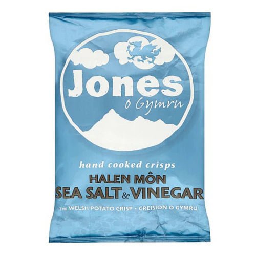 Halen Môn Sea Salt & Vinegar Crisps – Welsh Flavours - A Welsh Secret - A Welsh Secret - Jones, Crisps - 