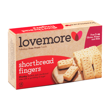 Lovemore Gluten - Free Shortbread Fingers - Secrets of Wales - A Welsh Secret - Food - 