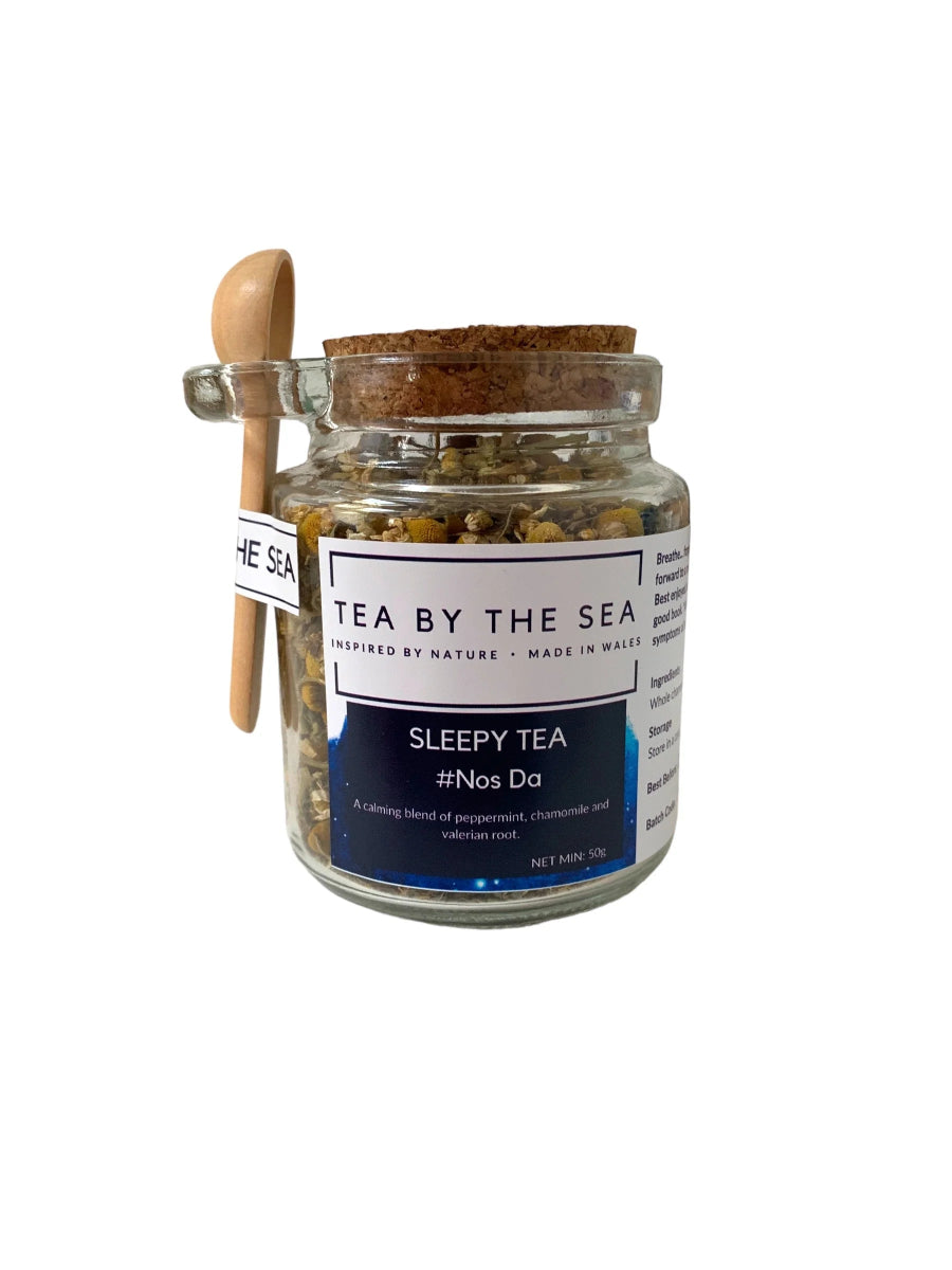 Nos Da Sleepy Loose Tea – Calming Chamomile & Valerian Blend for Restful Nights - A Welsh Secret - A Welsh Secret - Tea By The Sea - 