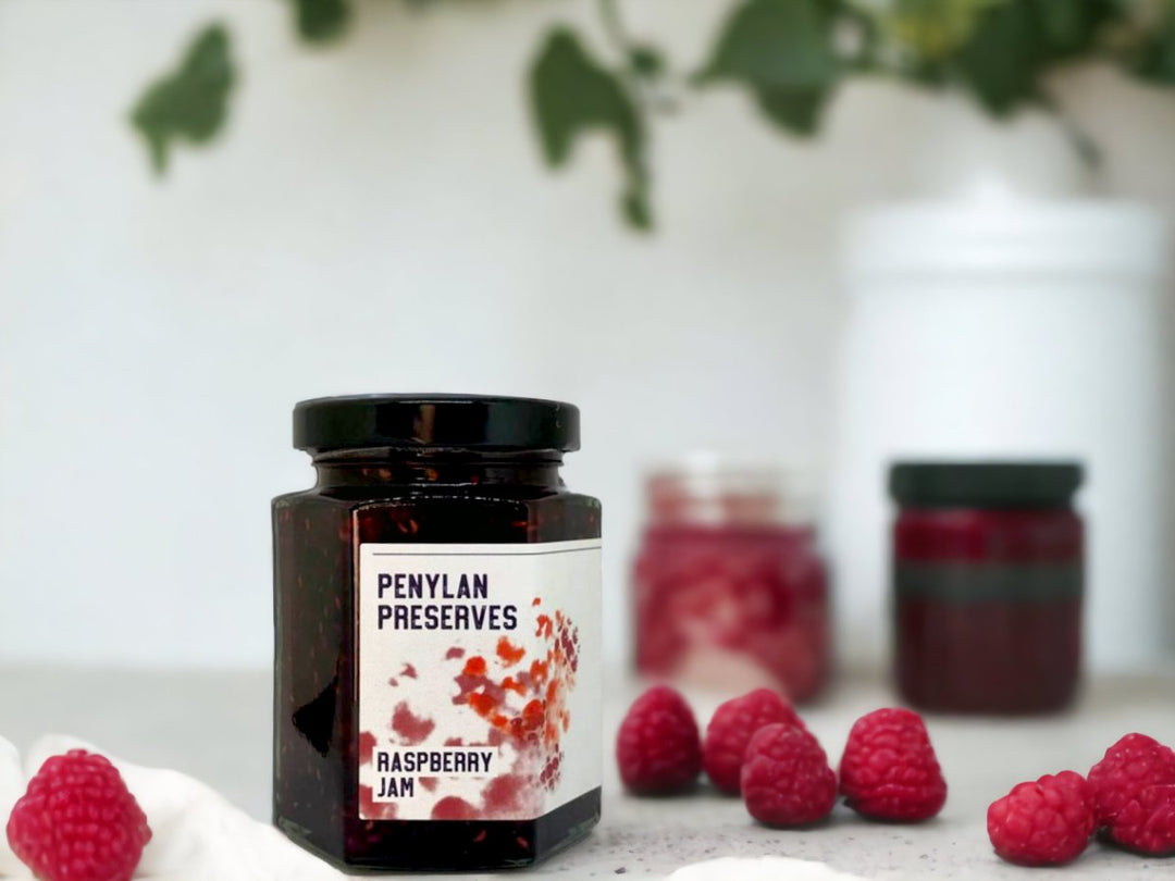 Penylan Preserves - Jam Collection - Secrets of Wales - Penylan Preserves - Small Jam - Raspberry - Large