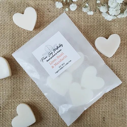 Pure Soy Wax Meltables - Secrets of Wales - Secrets of Wales - Wax melts - Lime, Basil & Mandarin - 