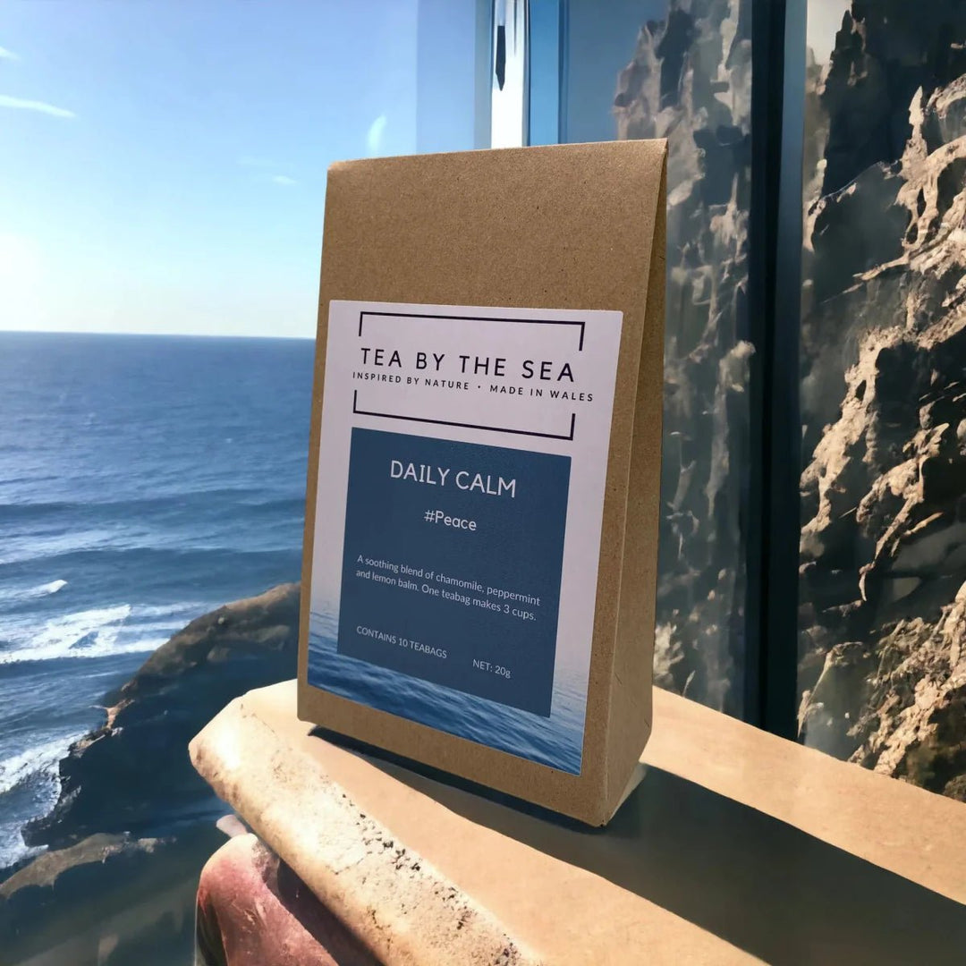 Tea by the Sea – Artisan Herbal and Black Tea Blends with Unique Variants - Secrets of Wales - Secrets of Wales - Tea By The Sea - Daily Calm - 