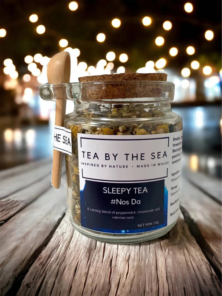 Tea by the Sea Loose Tea Selection – Cwtch, Daily Calm, Breakfast, & Sleepy Blends - Secrets of Wales - Secrets of Wales - Tea By The Sea - Sleepy - 