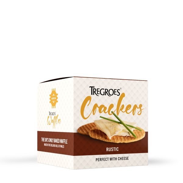 Tregroes Crackers Selection – Rustic, Savoury, & Mature Cheddar - Secrets of Wales - Secrets of Wales - Tregroes - Rustic - 