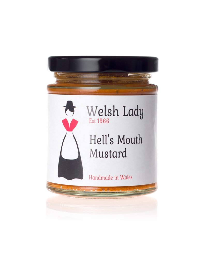 Welsh Lady Hell's Mouth Mustard (Smooth) - Secrets of Wales - A Welsh Secret - Welsh Lady - 