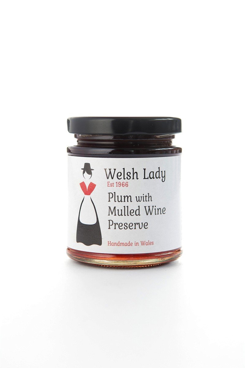 Welsh Lady Plum with Mulled Wine Preserve - Secrets of Wales - A Welsh Secret - Welsh Lady - 