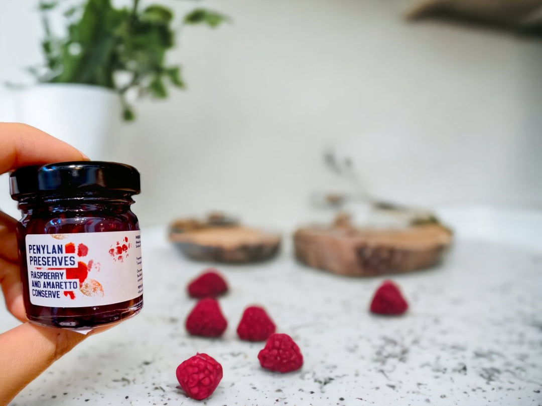 Penylan Preserves - Raspberry & Amaretto Conserve Small - A Welsh Secret - Penylan Preserves - Preserve - -