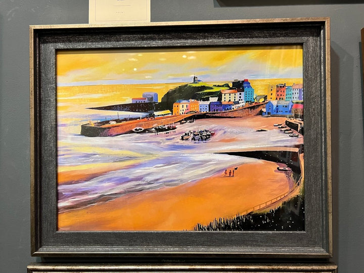 Tenby on Gold - Original - A Welsh Secret - Christopher Langley - Arts - -